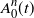 upper A 0 Superscript n Baseline left parenthesis t right parenthesis