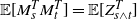 double struck upper E left bracket upper M Subscript s Superscript upper T Baseline upper M Subscript t Superscript upper T Baseline right bracket equals double struck upper E left bracket upper Z Subscript s and t Superscript upper T Baseline right bracket
