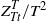 upper Z Subscript upper T t Superscript upper T Baseline divided by upper T squared