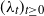 left parenthesis lamda Subscript t Baseline right parenthesis Subscript t greater than or equals 0