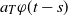 a Subscript upper T Baseline phi left parenthesis t minus s right parenthesis