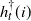 h Subscript t Superscript dagger Baseline left parenthesis i right parenthesis
