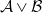 script upper A or script upper B