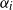 alpha Subscript i