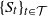 left brace upper S Subscript t Baseline right brace Subscript t element of script upper T