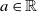 a element of double struck upper R