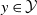 y element of script upper Y
