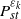 upper P Subscript s t Superscript epsilon Super Subscript k
