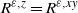 upper R Superscript epsilon comma z Baseline equals upper R Superscript epsilon comma x y