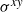 sigma Superscript x y