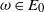 omega element of upper E 0