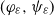 left parenthesis phi Subscript epsilon Baseline comma psi Subscript epsilon Baseline right parenthesis