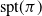 normal s normal p normal t left parenthesis pi right parenthesis