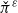 ModifyingAbove pi With ˇ Superscript epsilon