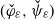 left parenthesis ModifyingAbove phi With ˇ Subscript epsilon Baseline comma ModifyingAbove psi With ˇ Subscript epsilon Baseline right parenthesis