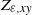 upper Z Subscript epsilon comma x y