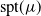 normal s normal p normal t left parenthesis mu right parenthesis
