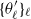 left brace theta prime Subscript script l right brace Subscript script l