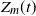 upper Z Subscript m Baseline left parenthesis t right parenthesis