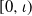left bracket 0 comma iota right parenthesis