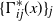 left brace normal upper Gamma Subscript i j Superscript asterisk Baseline left parenthesis x right parenthesis right brace Subscript j