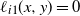 script l Subscript i Baseline 1 Baseline left parenthesis x comma y right parenthesis equals 0