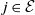 j element of script upper E