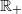 double struck upper R Subscript plus