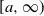 left bracket a comma normal infinity right parenthesis