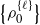 StartSet rho 0 Superscript StartSet script l EndSet Baseline EndSet
