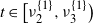 t element of left bracket nu 2 Superscript StartSet 1 EndSet Baseline comma nu 3 Superscript StartSet 1 EndSet Baseline right parenthesis