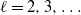 script l equals 2 comma 3 comma ellipsis