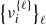 left brace nu Subscript i Superscript StartSet script l EndSet Baseline right brace Subscript script l