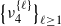 left brace nu 4 Superscript StartSet script l EndSet Baseline right brace Subscript script l greater than or equals 1