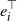 bold italic e Subscript i Superscript down tack