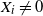 upper X Subscript i Baseline not equals 0