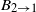 upper B Subscript 2 right arrow 1