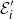 script upper E prime Subscript i