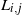 upper L Subscript i comma j