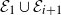 script upper E 1 union script upper E Subscript i plus 1