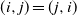 left parenthesis i comma j right parenthesis equals left parenthesis j comma i right parenthesis