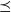precedes above single line equals sign