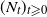 left parenthesis upper N Subscript t Baseline right parenthesis Subscript t greater than or slanted equals 0