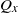upper Q Subscript x