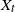 upper X Subscript t
