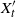 upper X prime Subscript t
