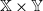 double struck upper X times double struck upper Y