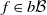 f element of b script upper B