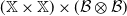 left parenthesis double struck upper X times double struck upper X right parenthesis times left parenthesis script upper B circled times script upper B right parenthesis