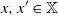 x comma x prime element of double struck upper X